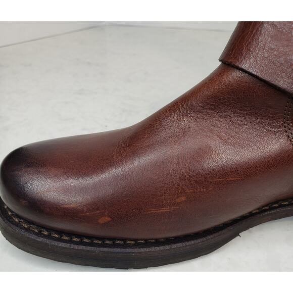 Frye Women's Size 7M Veronica Bootie Leather Redwood Biker Moto Motorcycle ~VGUC - Picture 14 of 16